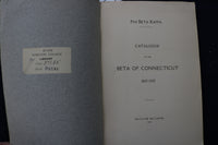 1905 TRINITY COLLEGE HARTFORD - BETA OFCONNECTICUT 1845-1905 -SOFTCOVER - K 1415
