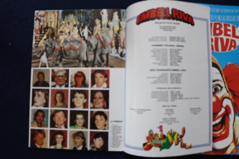 1988-1989 SUPERCIRCUS EMBELL RIVA CIRCUS PROGRAMS - LOT OF 6 - O 3531