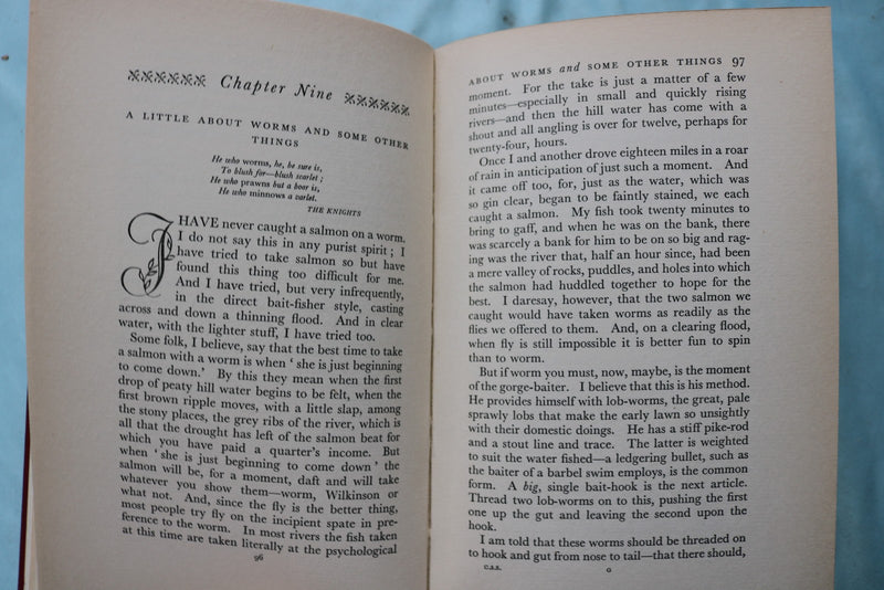 1931 WHERE THE SPRING SALMON RUN HARDCOVER BOOK BY PATRICK R. CHALMERS - KD 9725