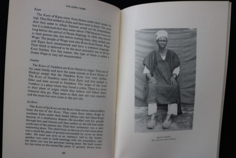 1969 GWARI GADE & KORO TRIBES SOFTCOVER BOOK BY M. NA'IBI & A. HASSAN - K 3536