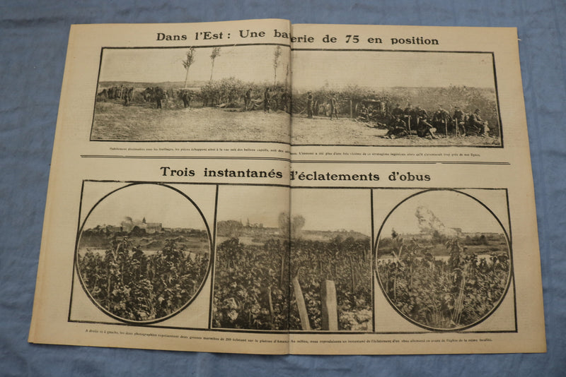 1914 DEC 3 EXCELSIOR JOURNAL - LE FELD-MARECHAL VON HINDENBOURG -FRENCH- NP 8553