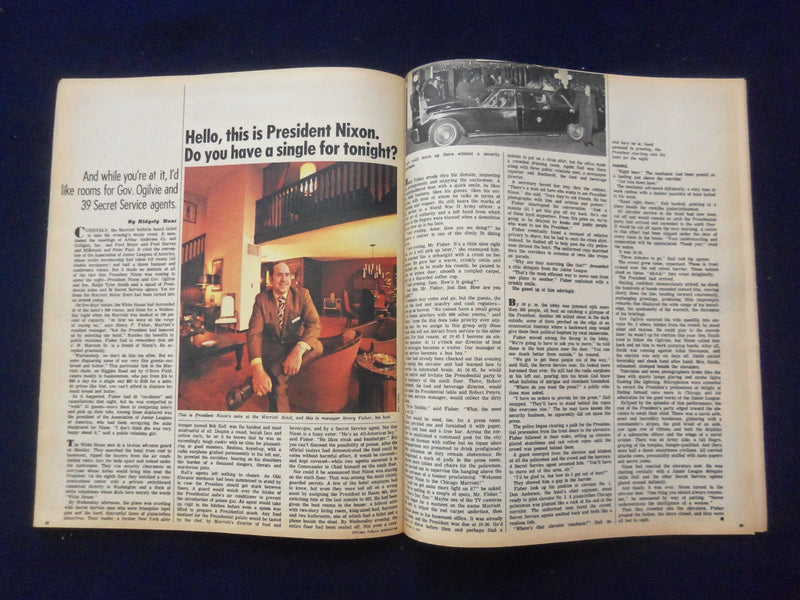 1970 DECEMBER 6 CHICAGO TRIBUNE MAGAZINE SECTION - CHICAGO BLACKHAWKS - NP 6377