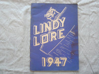 1947 LINDY LORE LINDBERGH JUNIOR HIGH SCHOOL YEARBOOK - LONG BEACH, CA - YB 3380