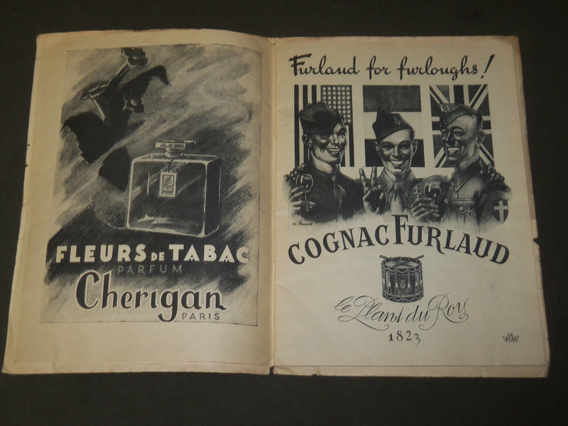 1940'S FOLLIES BERGERE PROGRAM - PAUL DERVAL - GREAT PHOTOS - J 3680