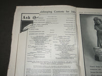 1907 JULY GOOD HOUSEKEEPING MAGAZINE - NICE ILLUSTRATIONS & ADS - J 3324