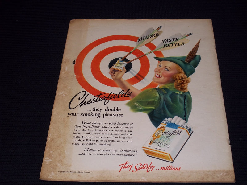1938 NOVEMBER 22 LOOK MAGAZINE - CLAUDETTE COLBERT FRONT COVER - E 20308