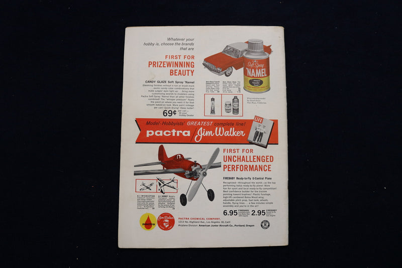 1961 DEC MODEL AIRPLANE NEWS MAGAZINE - MORAINE SAULNIER 880 COVER - E 11570