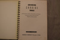 1950'S GRINDING CARBIDE TOOLS CATALOG - K 3450