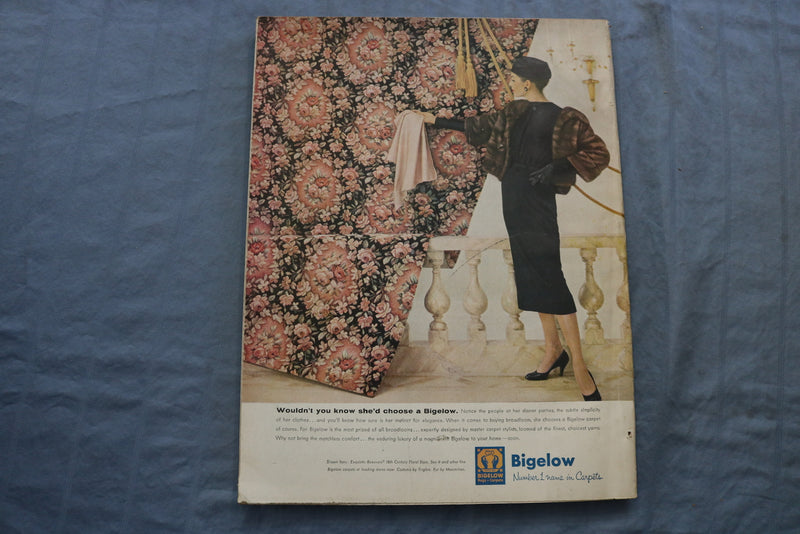 1956 OCTOBER HOUSE BEAUTIFUL MAGAZINE - FURNITURE NEWS COVER - 50 CENTS - E 9664