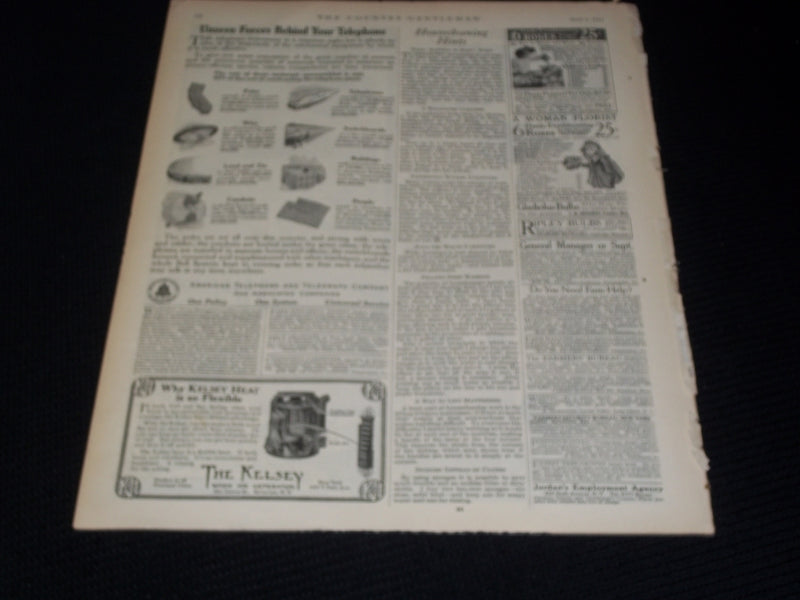 1914 APRIL 4 THE COUNTRY GENTLEMAN MAGAZINE ILLUSTRATED COVER ART - E 2846
