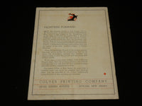 1936 PENNSYLVANIA FOLK FESTIVAL PROGRAM - BUCKNELL UNIVERSITY- J 7014