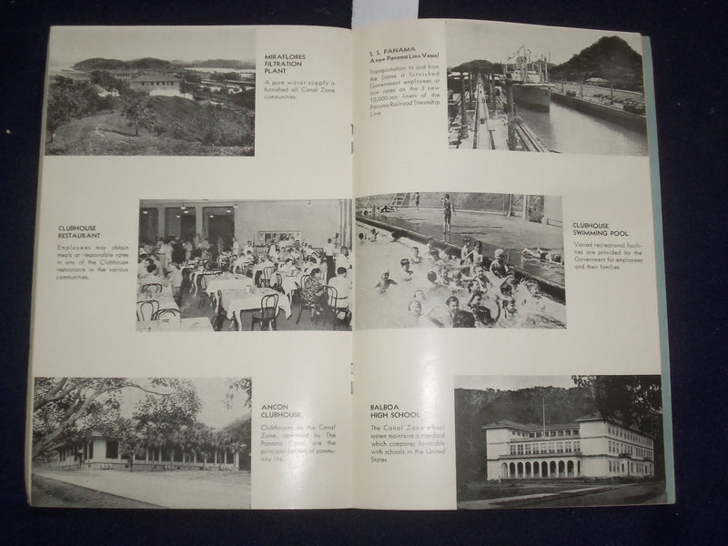 1940 THE PANAMA CANAL - A MANUAL OF INFORMATION CONCERNING EMPLOYMENT - J 9498