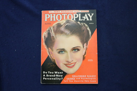 1932 APRIL PHOTOPLAY MAGAZINE - NORMA SHEARER COVER - E 18460