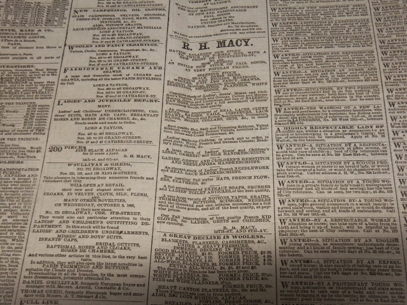 1866 OCTOBER 2 NEW YORK TIMES NEWSPAPER - JEROME PARK RACING - NP 3879Y