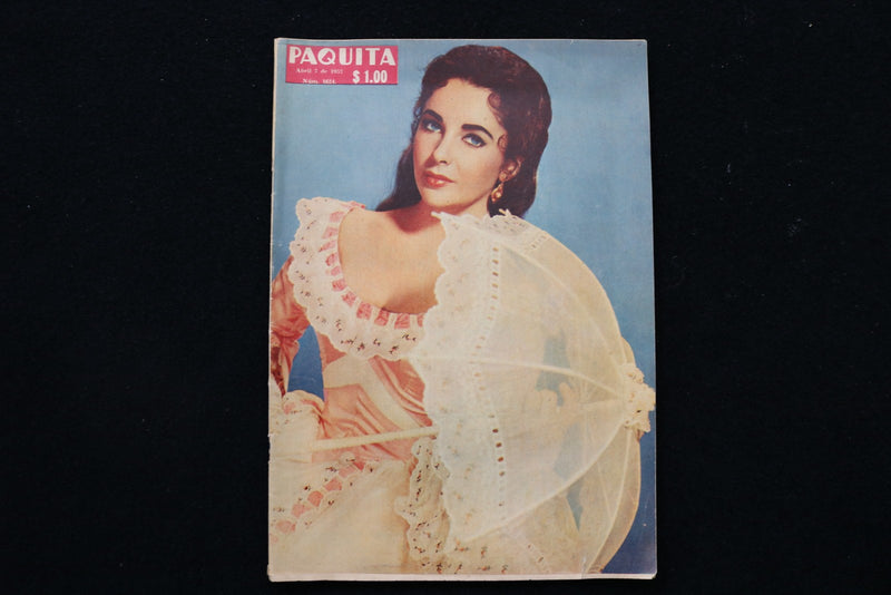 1957 APRIL 7 PAQUITA MAGAZINE - ELIZABETH TAYLOR COVER - E 26061
