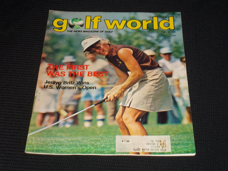 1979 JULY 20 GOLF WORLD MAGAZINE - JERILYN BRITZ FRONT COVER - E 6643