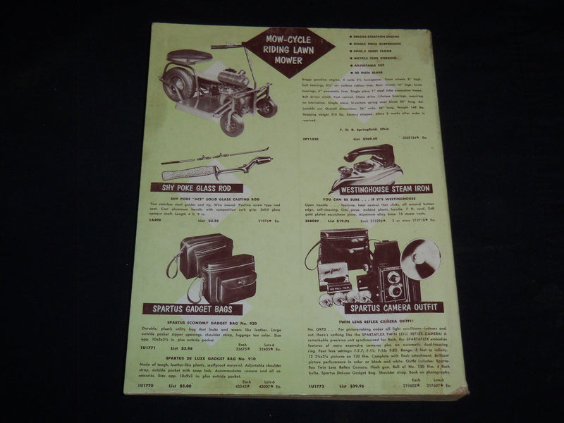 1953 SPRING-SUMMER S AND M COMPANY DEALER CATALOG NO. 513 - J 8495C