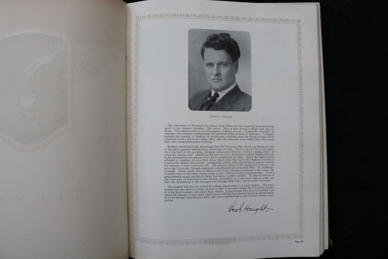 1927 THE BADGER UNIVERSITY OF WISCONSIN YEARBOOK - MADISON, WISCONSIN - YB 3506