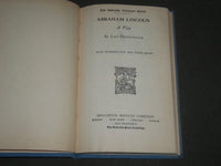 1927 ABRAHAM LINCOLN A PLAY BY JOHN DRINKWATER HARDCOVER BOOK - KD 4445