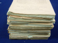 1909 THE ATLANTIC MONTHLY MAGAZINE LOT OF 11 - NICE STORIES & ARTICLES - WR 342