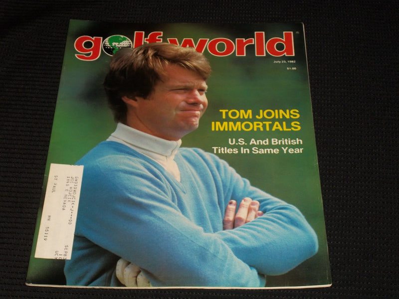 1982 JULY 23 GOLF WORLD MAGAZINE - TOM WATSON FRONT COVER - E 6920