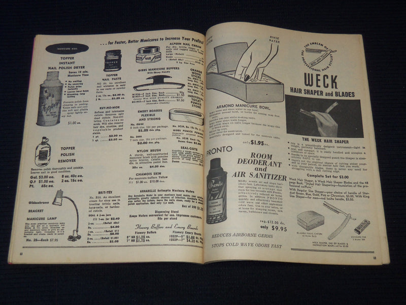 1965 GIBBS & COMPANY BEAUTY SHOP CATALOG - SOFTCOVER - J 7589