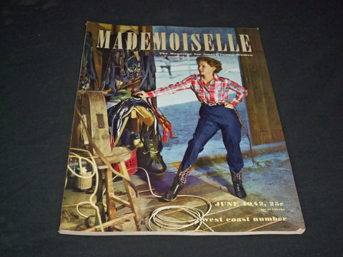 1942 JUNE MADEMOISELLE MAGAZINE - WEST COAST NUMBER - SP 6551