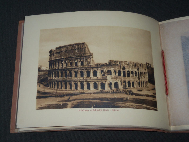 1900'S RICORDO DI ROMA VIEW BOOK - SOFTCOVER - 48 PHOTOS INSIDE - J 3284