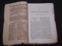 1867 LADIES' REPOSITORY LITERATURE & RELIGION MAGAZINE LOT OF 10 - WR 241H