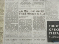 2021 FEBRUARY 25 THE WALL STREET JOURNAL - STOCK MARKET SETS RECORDS