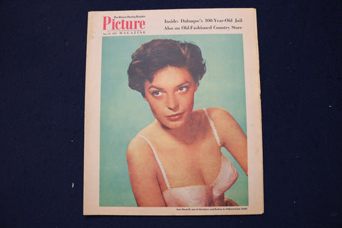 1957 JANUARY 27 DES MOINES PICTURE MAGAZINE - ANNE BANCROFT COVER - E 23163