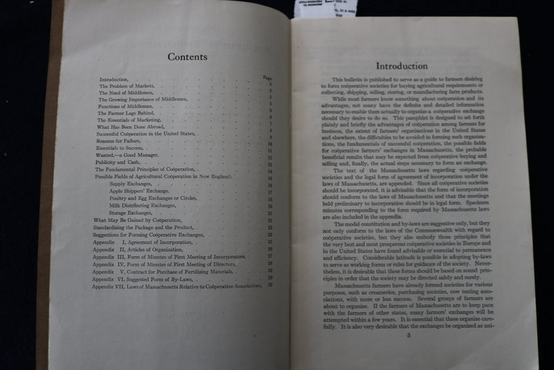 1914 THE FARMERS' COOPERATIVE EXCHANGE - SOFTCOVER - BY A. CANCE, PH.D - K 1576