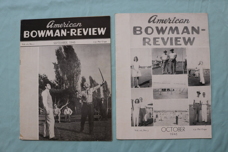 1946 AMERICAN BOWMAN-REVIEW MAGAZINE - COMPLETE YEAR - LOT OF 12 - O 3752