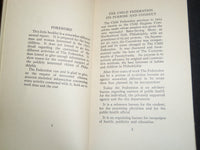 1916 THE CHILD FEDERATION THIRD YEAR BOOK - PHILADELPHIA, PENNSYLVANIA - J 5302