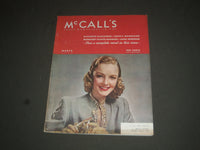 1940 MARCH MCCALL'S MAGAZINE - NICE COVER, STORIES & ADS - SP 6782