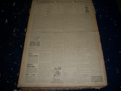 1898 OCT-DEC LEWISTON EVENING JOURNAL NEWSPAPER VOLUME - LEWISTON MAINE - BV 10