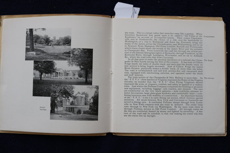 1903 THE VIRGINIAS PAST AND PRESENT - SOFTCOVER BOOK - K 1473