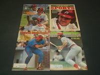 1978-1989 PETE ROSE ASSORTED SPORTS MAGAZINES LOT OF 8 ISSUES - O 2749