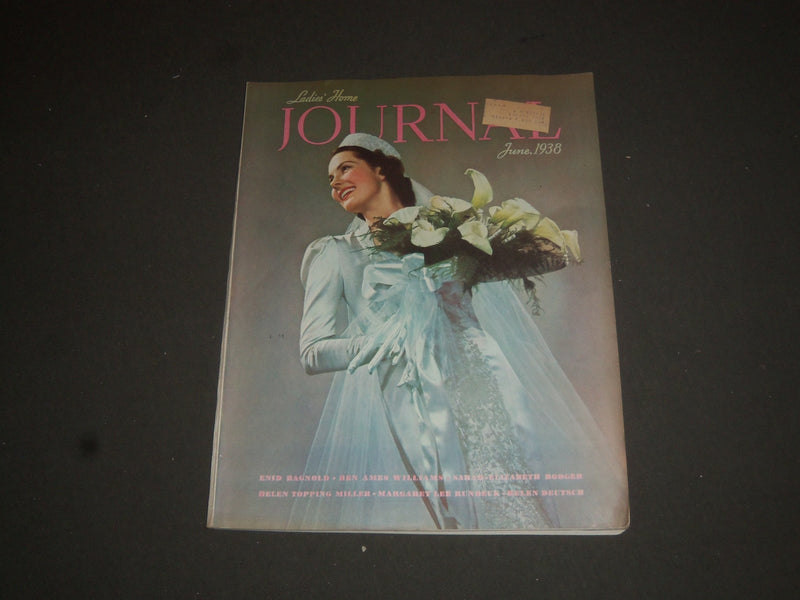 1938 JUNE LADIES HOME JOURNAL MAGAZINE - NICE COVER, STORIES & ADS - SP 7019