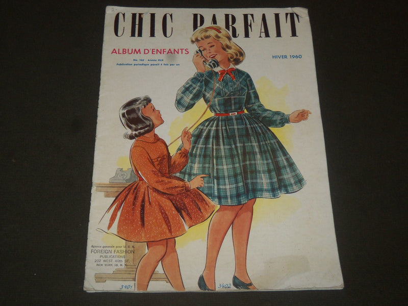 1960 WINTER CHIC PARFAIT FRENCH MAGAZINE - NICE ILLUSTRATIONS - J 2162