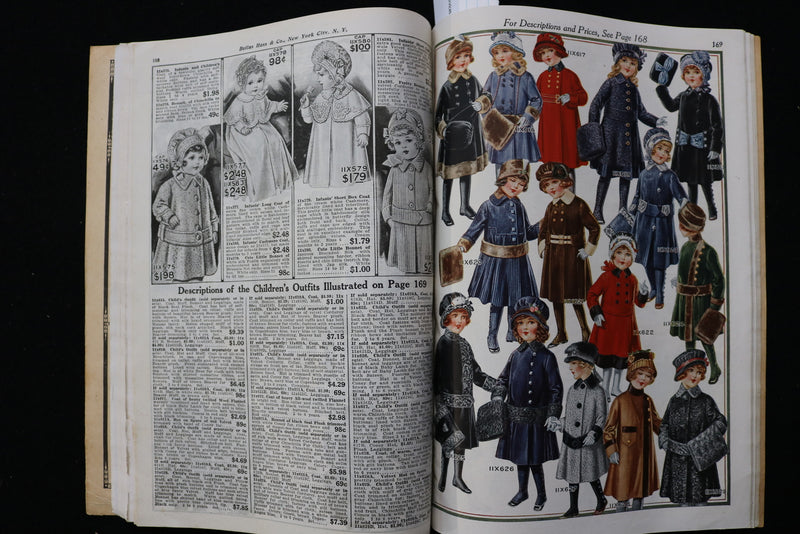 1915-1916 FALL AND WINTER FASHIONS BELLAS HESS & CO CATALOG - K 2450