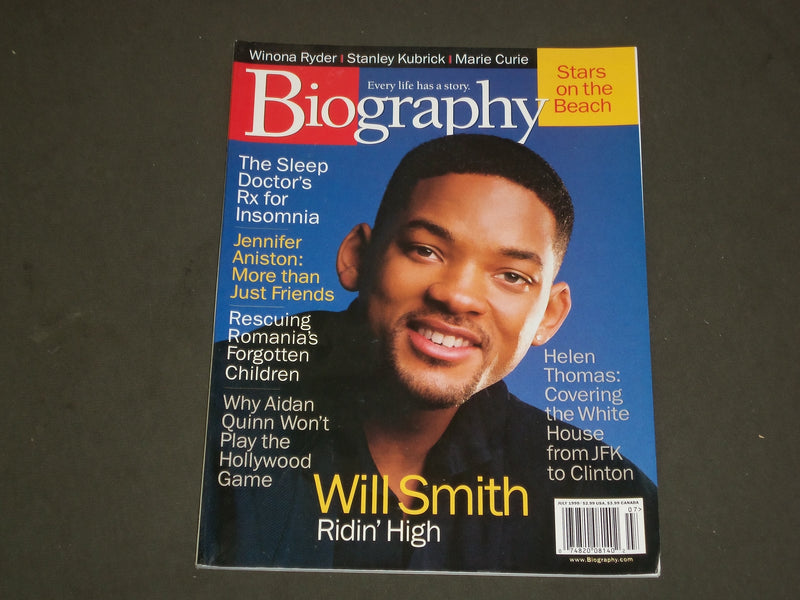 1999 JULY BIOGRAPHY MAGAZINE - WILL SMITH COVER - B 3734
