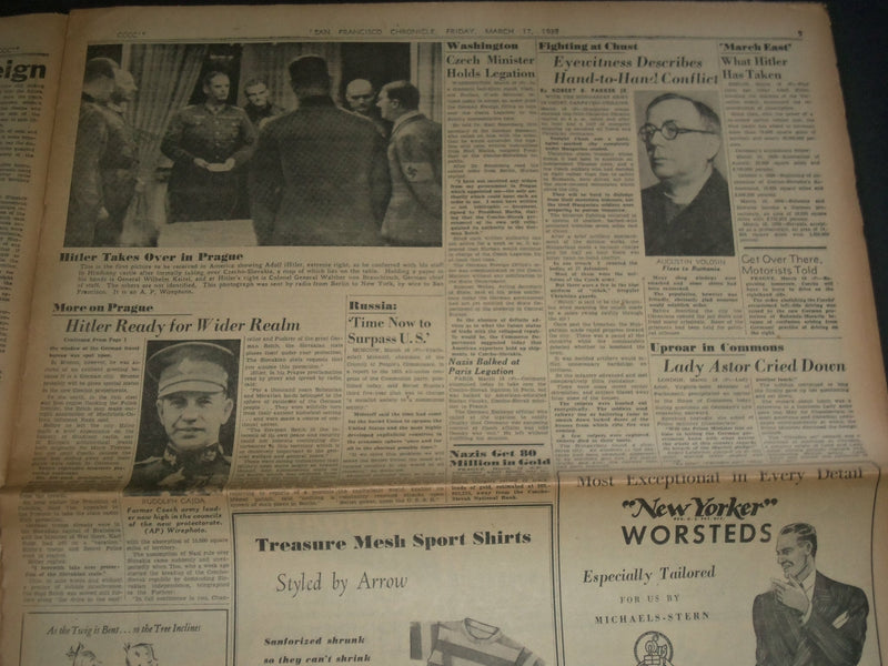 1930 SEPTEMBER 19 SAN FRANCISCO CHRONICLE - S. F. STUDENTS FLEE BLAST - NP 3638