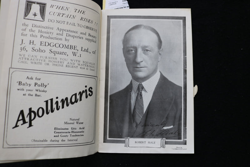1920'S R.S.V.P. VAUDEVILLE THEATRE PROGRAM - K 1852