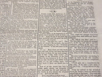 1853 OCT 1 UNITED STATES JOURNAL NEWSPAPER - CHOATE EULOGY ON WEBSTER - NP 3878Q