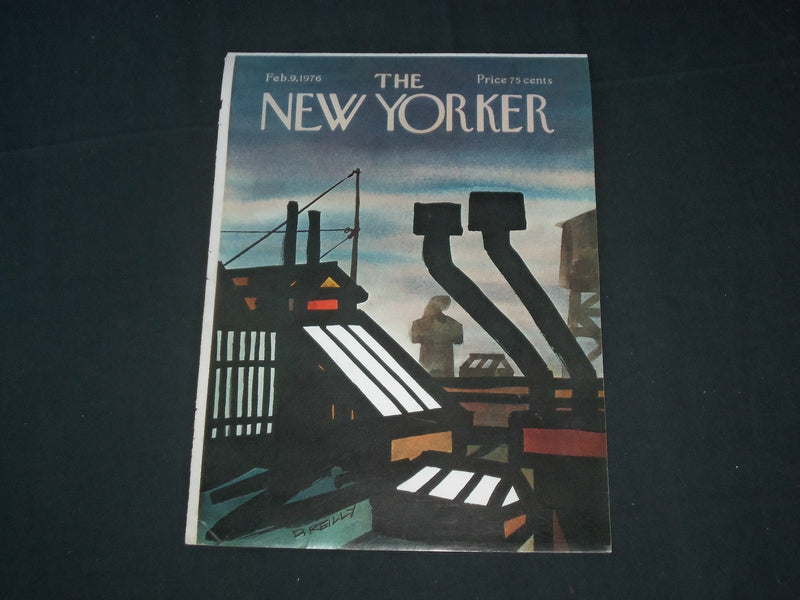 1976 FEBRUARY 9 NEW YORKER MAGAZINE FRONT COVER ONLY - GREAT ART FOR FRAMING
