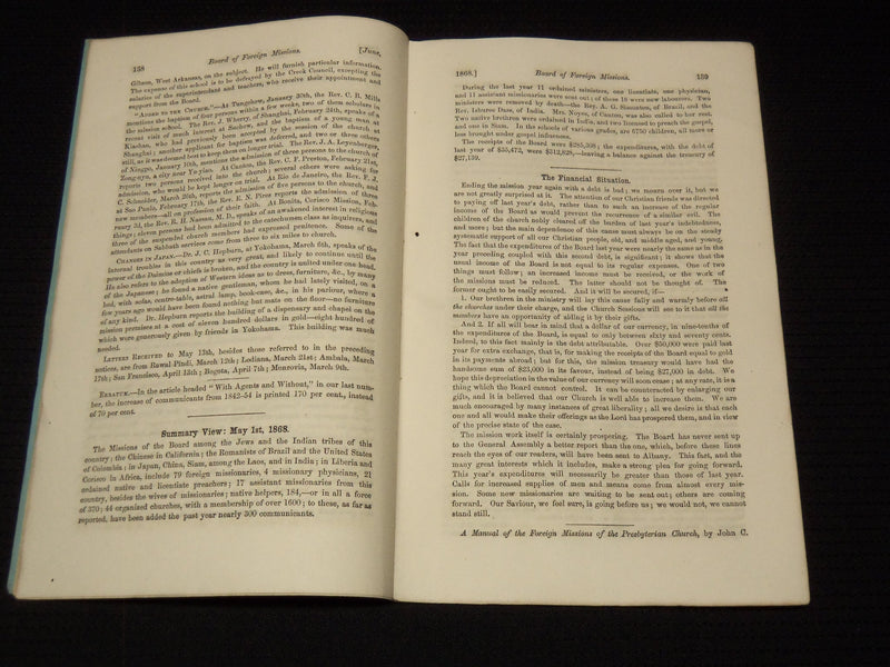 1868-1877 THE PRESBYTERIAN MONTHLY RECORD MAGAZINE LOT OF 42 ISSUES - WR 223C