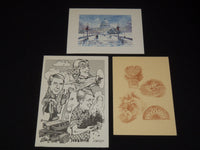 1980'S POLITICAL GREETING CARDS LOT OF 3 - DODD - BOGGS - J 9541