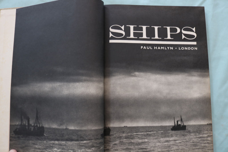 1963 SHIPS HARDCOVER BOOK BY PAUL HAMLYN- KD 9655