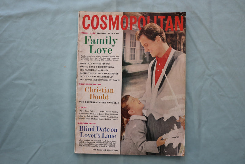 1959 DECEMBER COSMOPOLITAN MAGAZINE - PAT BOONE COVER - E 26570